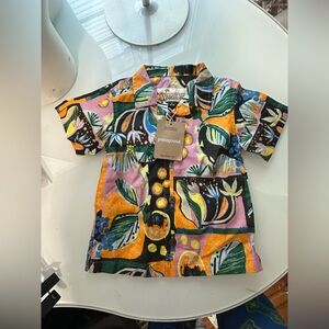 Patagonia Kids Multicolor Tropical Print Shirt